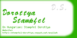 dorottya stampfel business card